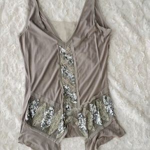 Spiegel Plunging V Neck Tank